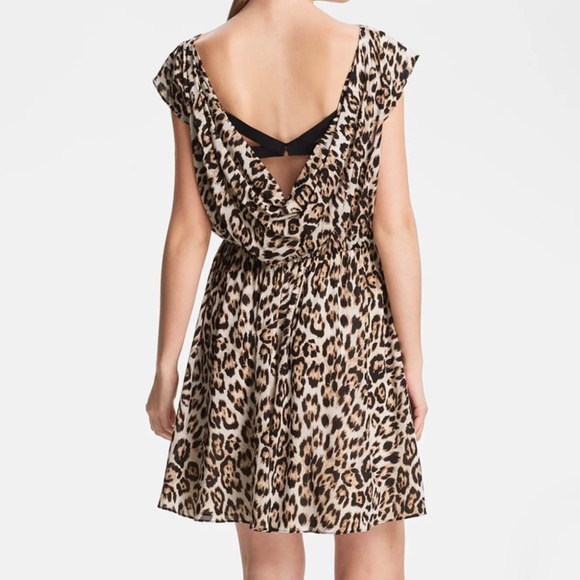 ALICE + OLIVIA Leopard Print Dress Size Small - Picture 2 of 12